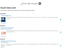 Tablet Screenshot of excel-user.com